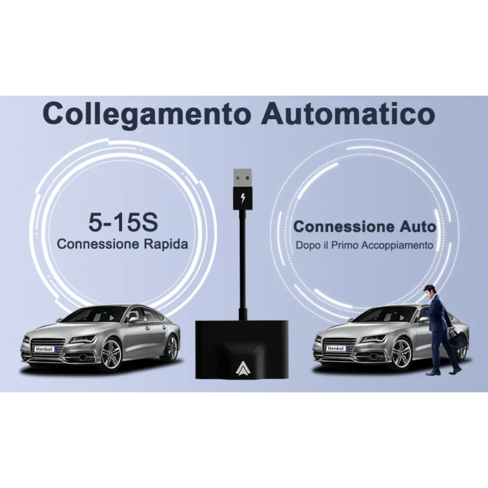 Adattatore wireless per android auto USB