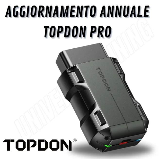 AGGIORNAMENTO ANNUALE DIAGNOSI MULTIMARCA TOPDON PRO