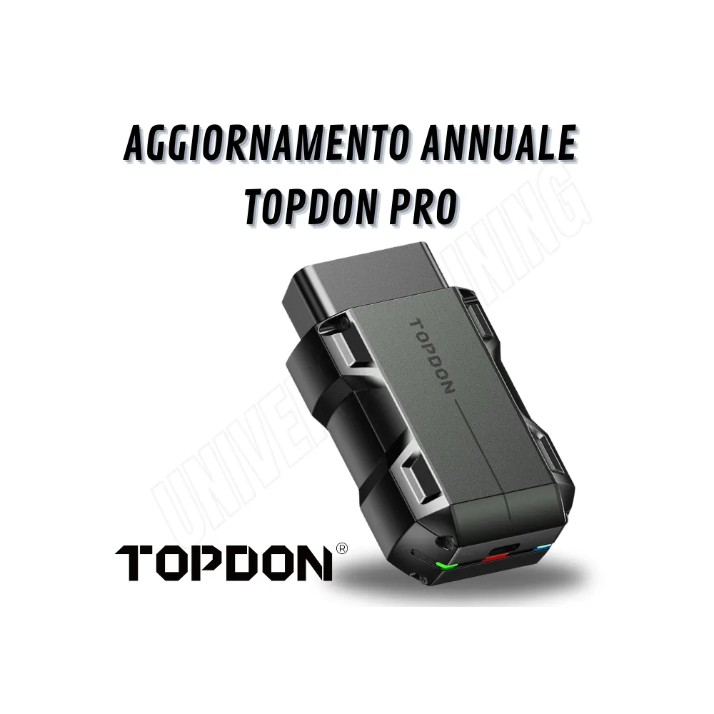 AGGIORNAMENTO ANNUALE DIAGNOSI MULTIMARCA TOPDON PRO