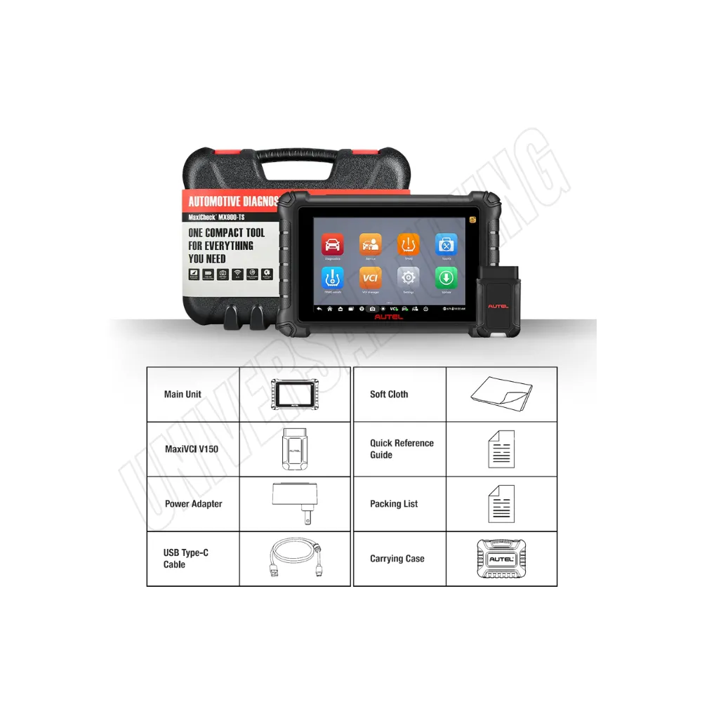 AUTEL MAXICHECK MX900-TS STRUMENTO DIAGNOSTICO MULTIFUNZIONALE MULTIMARCA AVANZATO CON FUNZIONI TPMS